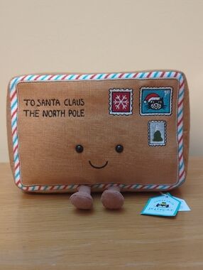 Jellycat Amuseables Letter To Santa Brand New